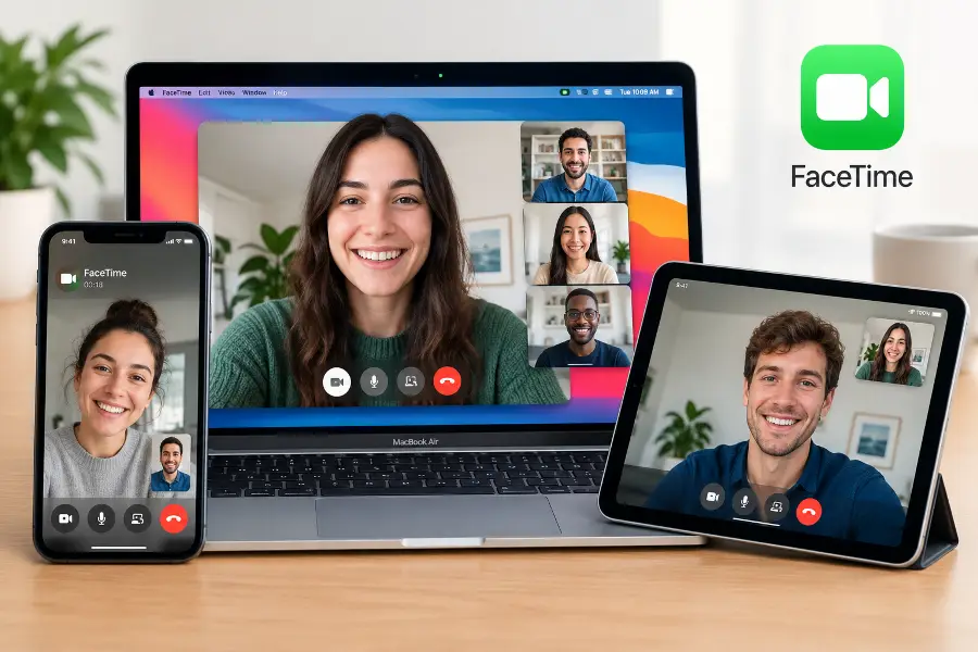 FaceTime εφαρμογή βιντεοκλήσεων σε συσκευή Apple