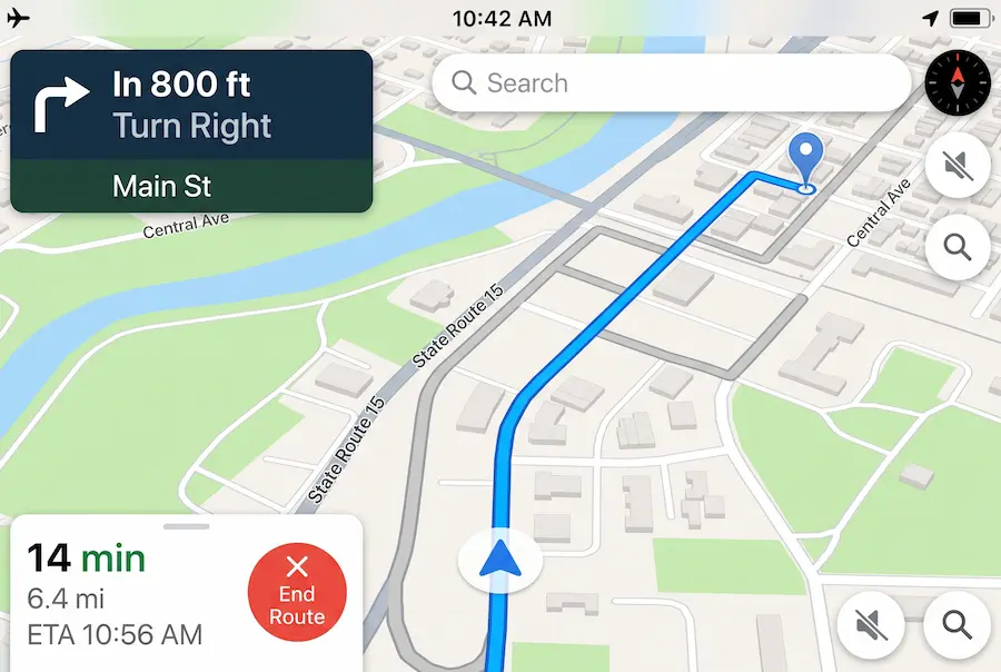 Πλοήγηση οδήγησης στο Google Maps χωρίς σύνδεση στο ίντερνετ