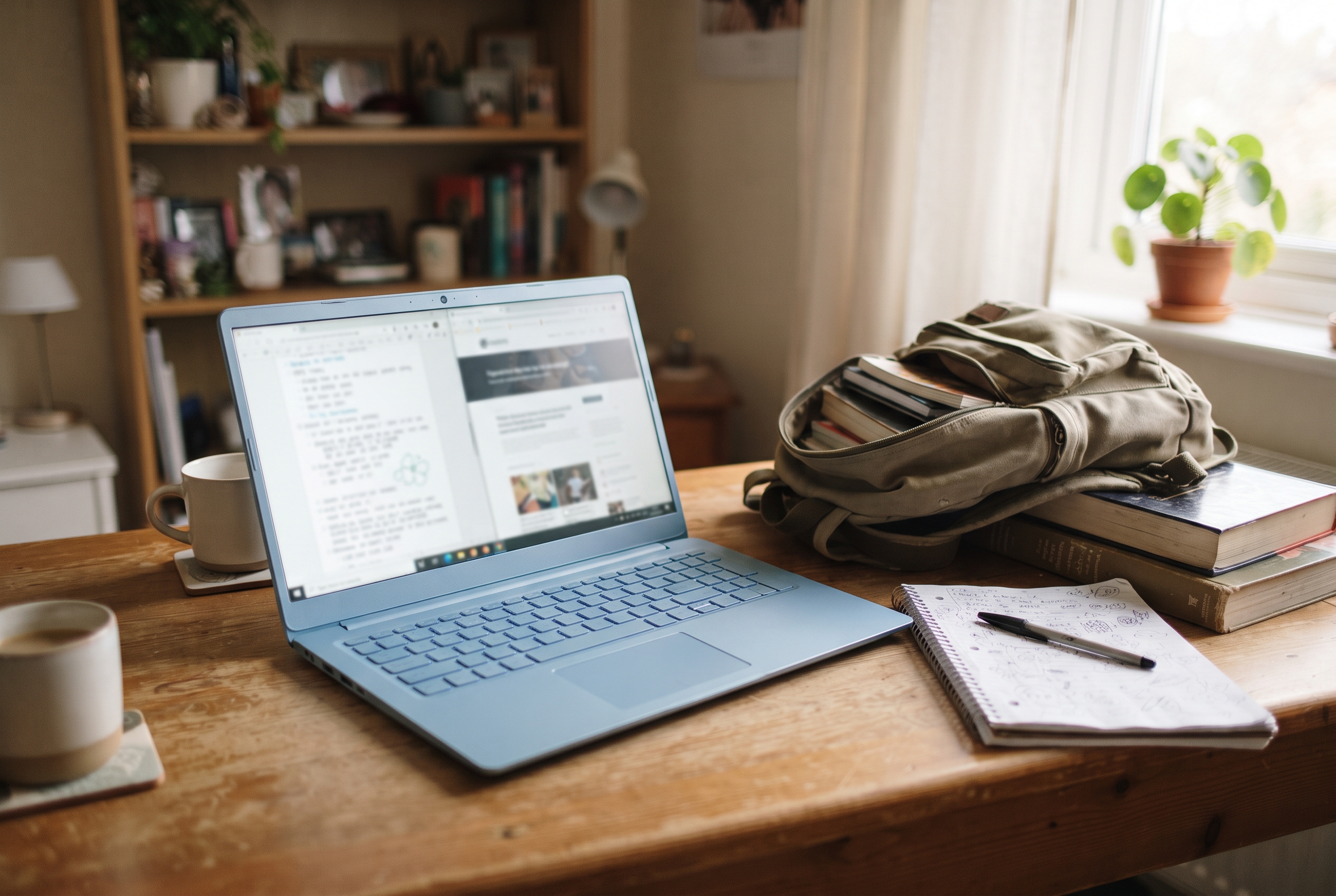 Lenovo IdeaPad Slim 3x 15 ιντσών σε γραφείο