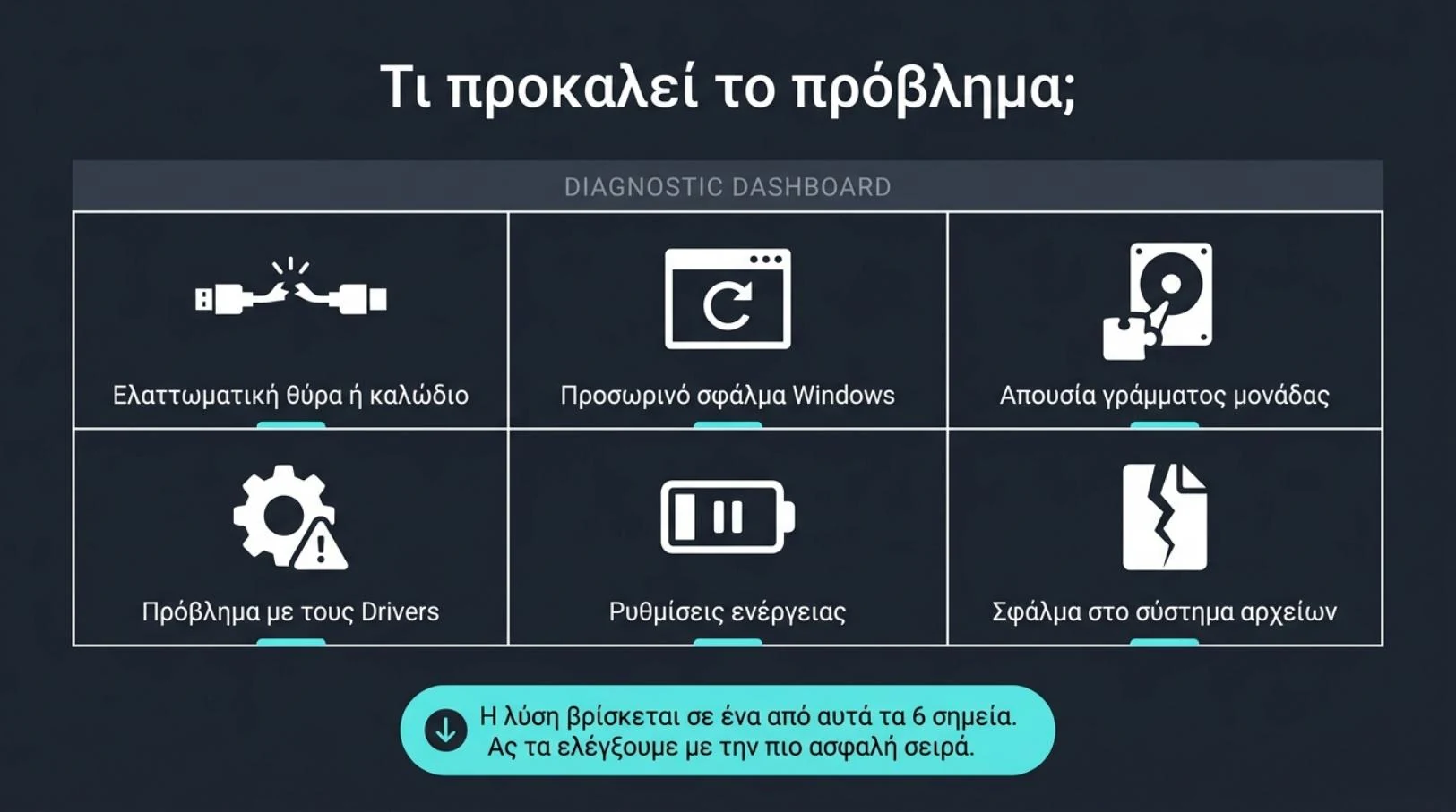 Οι έξι συνηθισμένες αιτίες που ένα USB stick δεν εμφανίζεται στα Windows